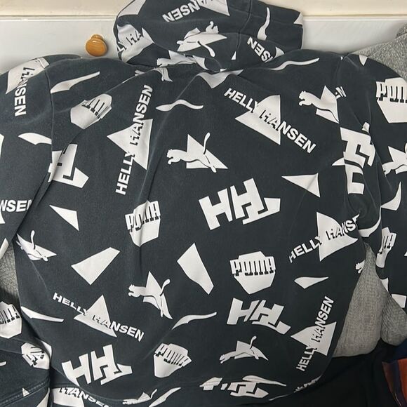 Helly Hansen X Puma Black White Hoodie - Picture 3 of 4